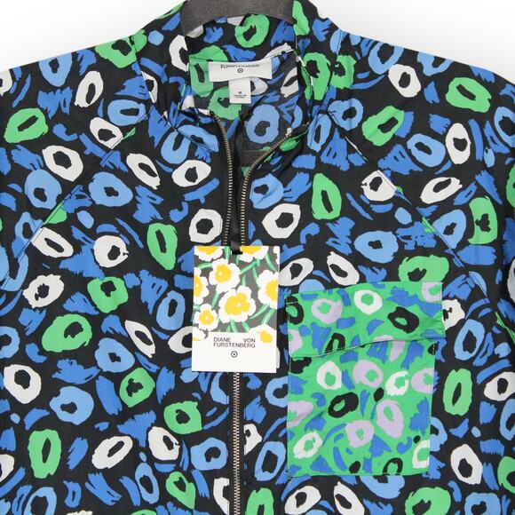 NEW Medium DianeVonFurstenberg x Target Nylon JAZZ DOT Sports Jumpsuit - Picture 7 of 9